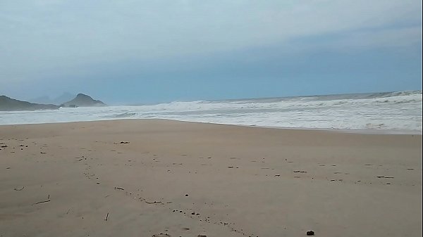 Coroa Negra Gostosa De Macae Malhando Na Praia